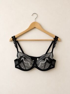 Etam Paris Black Bras Size 36B‎